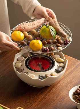 德炉化陶茶瓷电陶炉日式提梁壶侧把壶煮茶壶烧tssc0009壶泡煮茶水