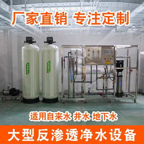 小型ro反渗透水处理设备0.25-100吨净水直饮水工业去离子超纯水机