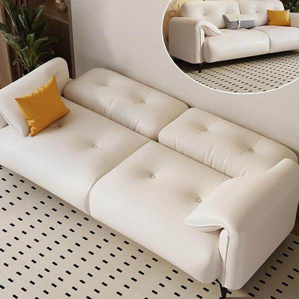 北欧轻奢沙发科技布小户型客厅双人折叠沙发床公寓简约免洗多功能