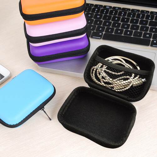 Earphone Storage Bag, Mobile Phone Data Cable and Charger Or