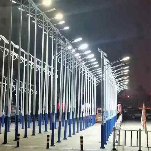 路灯户外新农村6米led灯头220V超亮100W全套乡村7米8米市政高杆灯