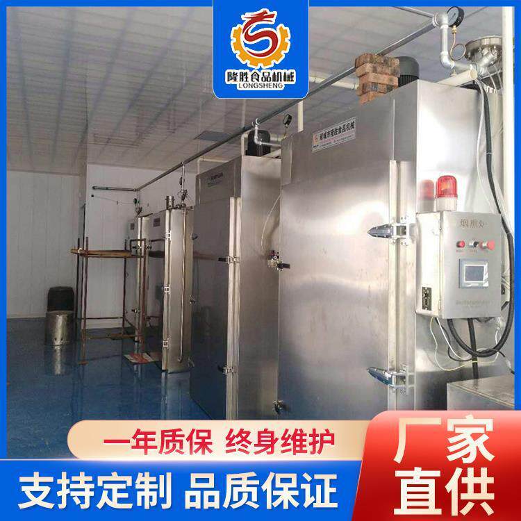 全自动烤鸭炉不锈钢烧鸡烧肉上色糖熏炉商用牛肉熟食烟熏炉