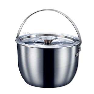 罐盆盆滤盆盖304圆形油猪油带油不锈钢手提式沥水锅猪油带装滤网