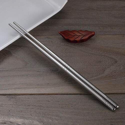 5 Pairs Chinese Metal Chopsticks Household High Temperature