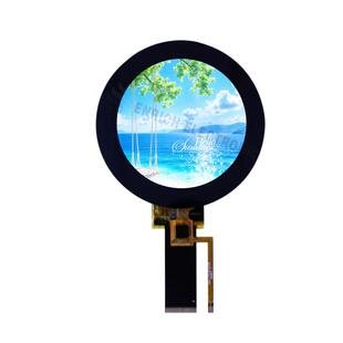 深圳睿显熙3.屏EUG寸圆4形彩屏800x80高清分0辨率触摸盖板圆形液