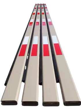 立方道闸杆7030停车场门卫升降抬升直杆加厚带防撞铝合金