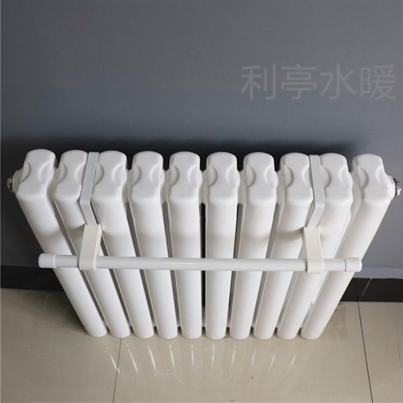 双柱暖气片散热器毛巾架晾衣架烤衣杆圆柱弧面挂杆置物架挂架可调