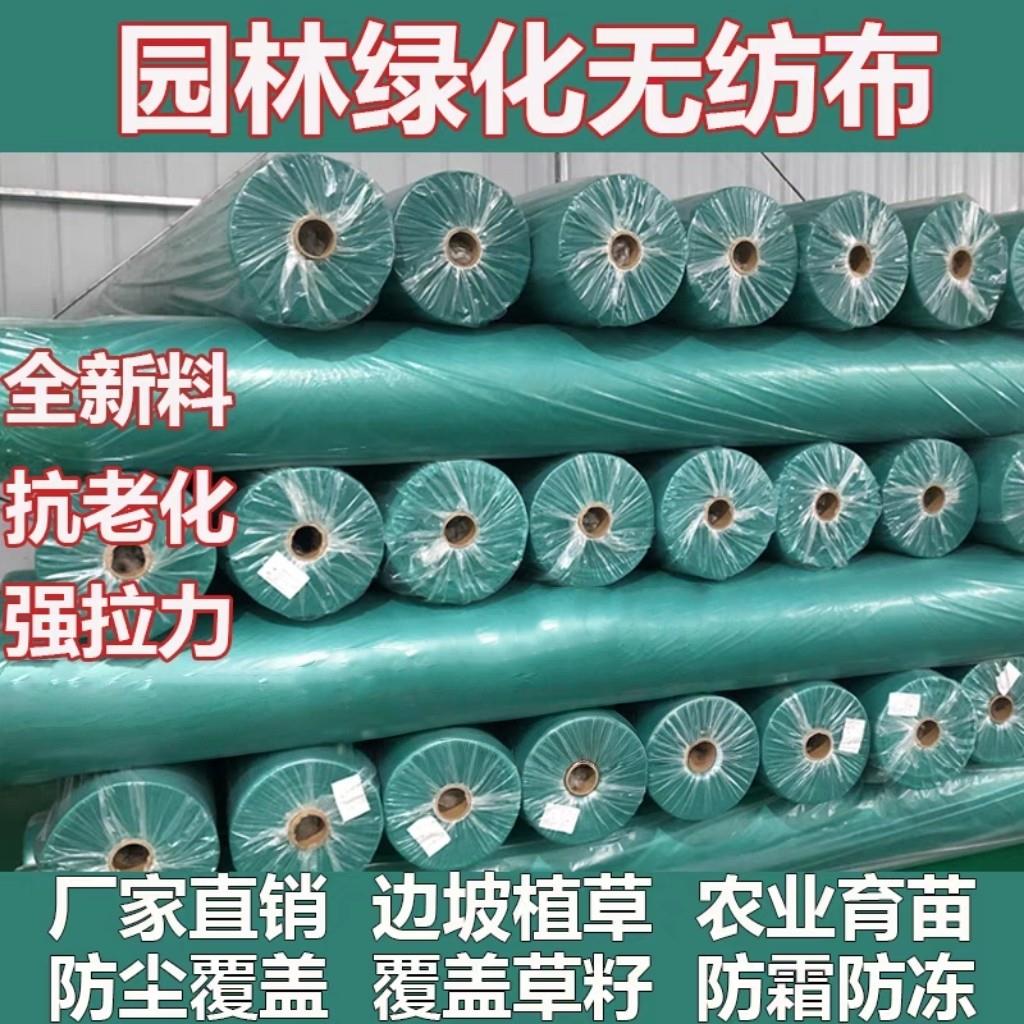 园林绿化不织布植草工程护坡草绿色可降解育种育苗保温保湿透气膜