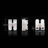 端子排线连接器2位推式 对接通用接线Ch 2快速连接器100个AI