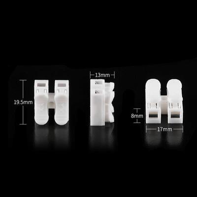 端子排线连接器2位推式对接通用接线Ch-2快速连接器100个AI