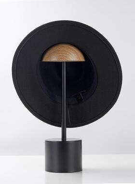 创意现代意式实木铁艺帽托样板房软装搭配家居衣帽间艺术饰品摆件