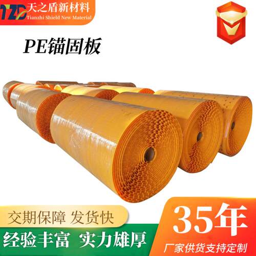 HDPE多点锚固板聚乙烯锚固板钢筋混凝土内衬板高分子