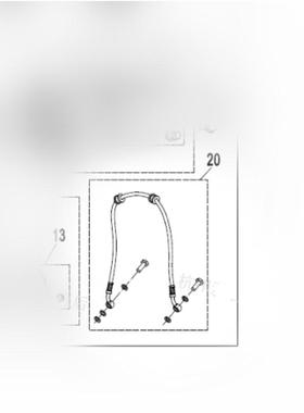 春风国宾650TRG刹车油管前后制动出油管CF650-6前后刹车出油管