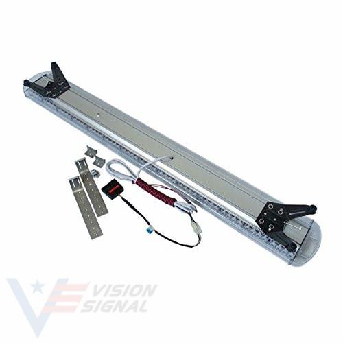88LED长排警示灯 大功率工程车爆闪灯 12-24V 88W车顶灯频闪灯