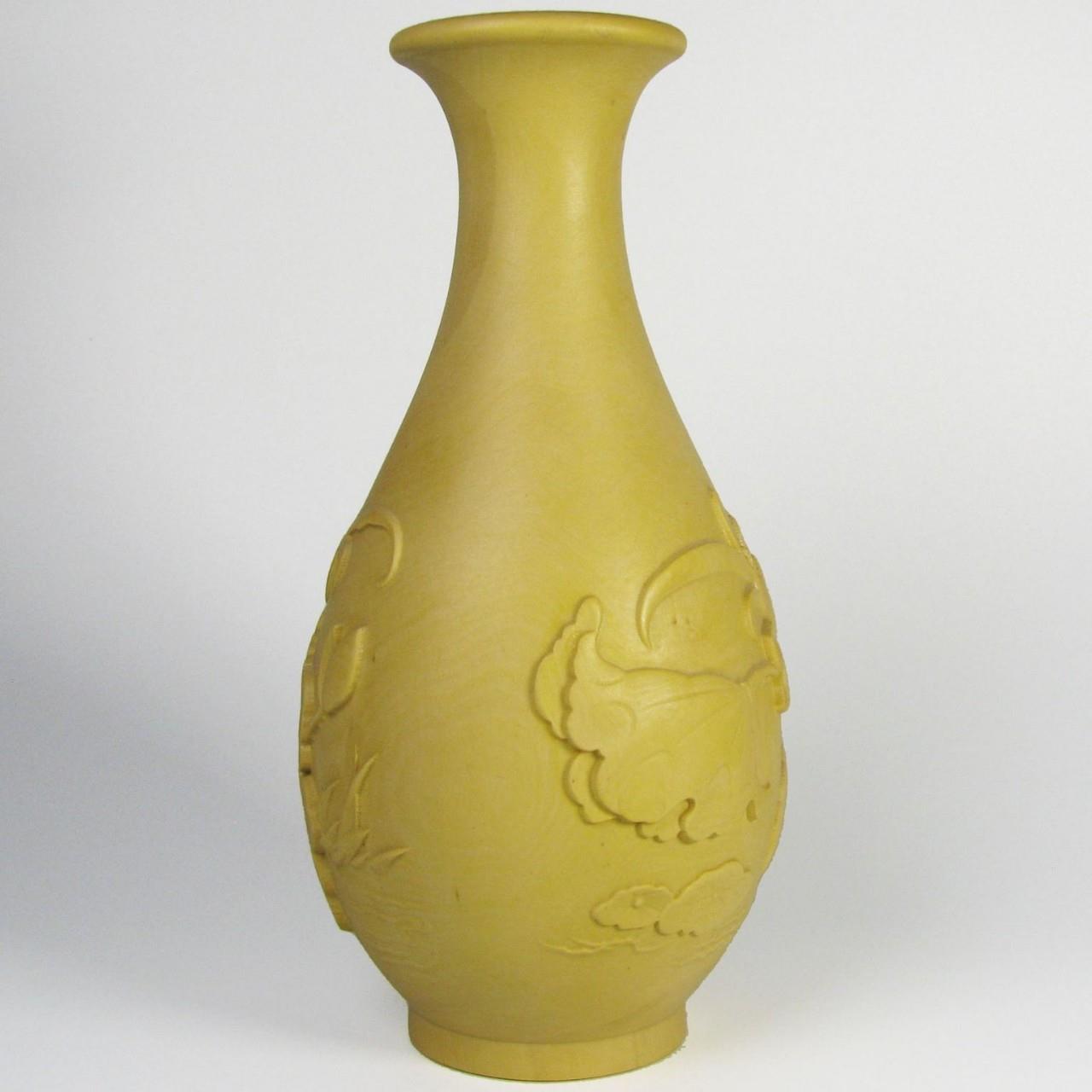 黄杨木雕厂家福花瓶 家居供佛工艺品装饰摆件