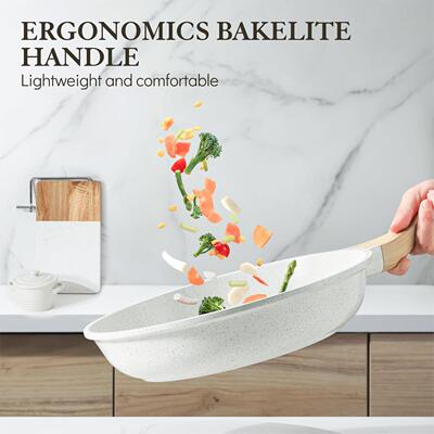 Nonstick Frying Pan Skillet Swiss Granite Coating Omelette