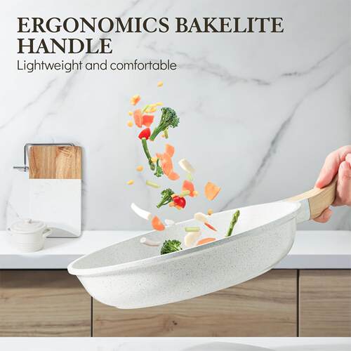 Nonstick Frying Pan Skillet Swiss Granite Coating Omelette