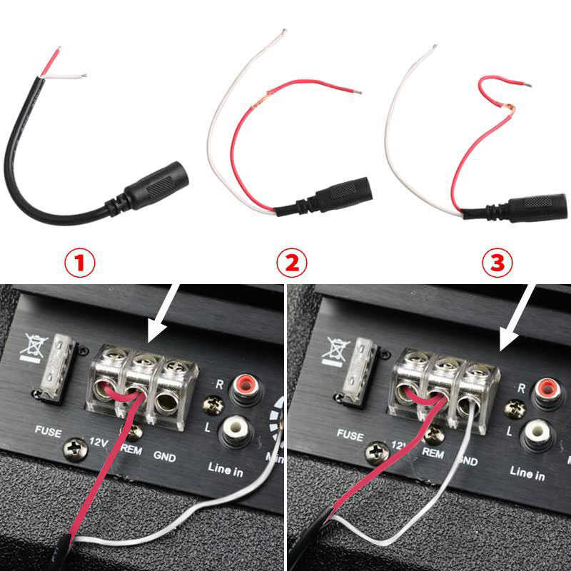 车载低音炮改家用电源220转12v10A20a功放CD机汽车音响转换直流线