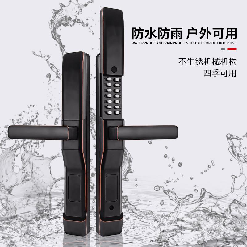 滑盖户外防水机械密码锁防冻门锁花园铝艺门别墅庭院大门锁密码锁