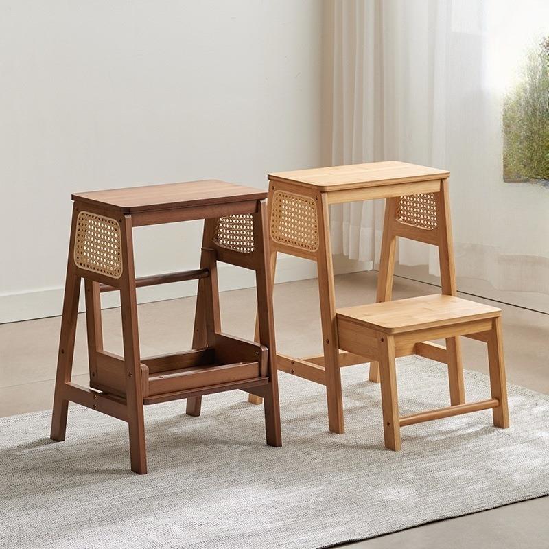 【折扣价】可折叠梯凳楠竹家用登高凳子板凳多功能踏板台阶儿童垫