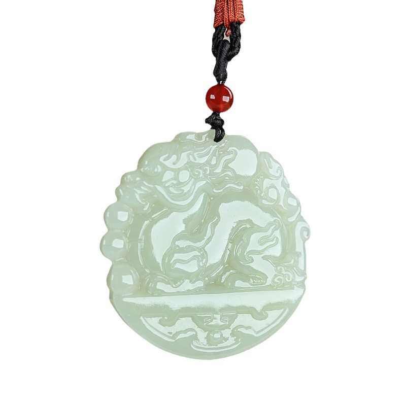 和田玉如意玉吊坠款貔貅如意宝宝玉吊坠平安无事牌玉石玉佩玉器