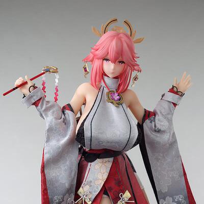 稻荷巫女1/3可动关节二次元兵人等身BJD树脂gk人偶cos娃娃