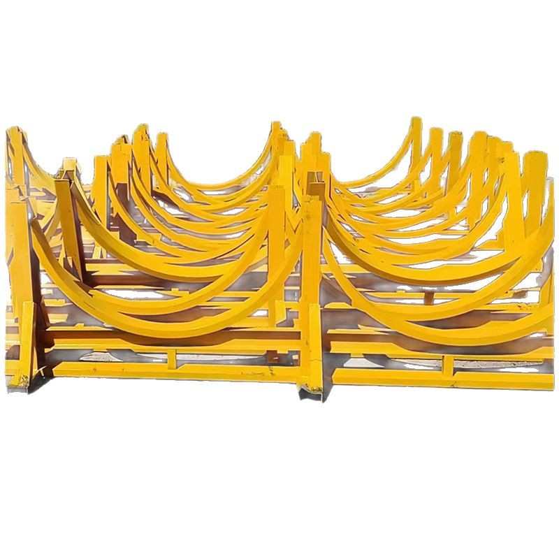 厂家直销建筑工地钢筋笼支架U型钢支架存放架 钢筋材料堆放架平台