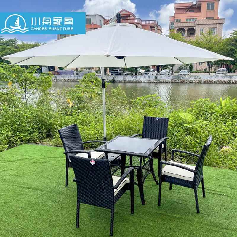 藤椅户外22-6-21-桌椅组合阳台室外庭藤花园休闲茶几编露院台椅防