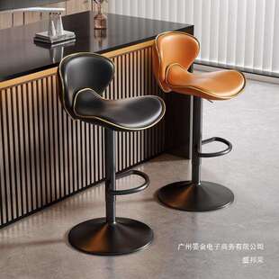 直销吧台椅子久坐不累高脚凳收银前台商用靠背意式家用升降