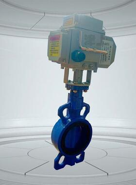 D971X-16QDN100DN125津上伯纳德电动对夹式凸耳蝶阀