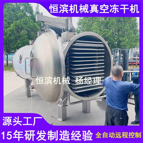 羊肚菌菇类真空冷冻干燥机柠檬片刺梨片果蔬真空冻干机厂家