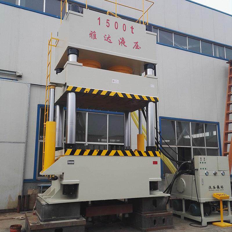 厂家供应1500吨拉伸机三梁四柱压力机1500t金属拉伸成型油压机