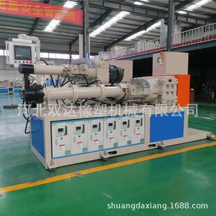 冷喂型挤出机90橡胶管挤出机B707单螺橡胶条料挤出杆设备