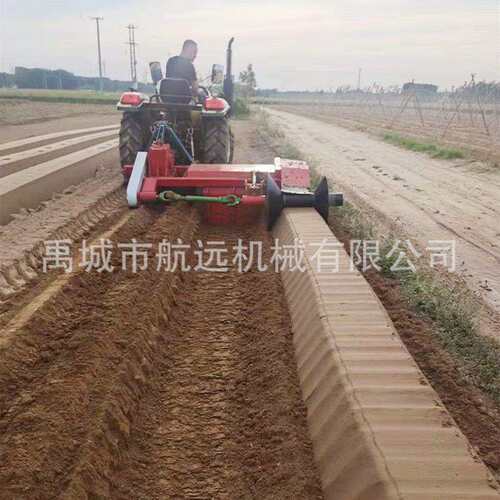 加强型水田旱田两用侧置边打埂机 甘肃青海丘陵梯田双边筑埂机