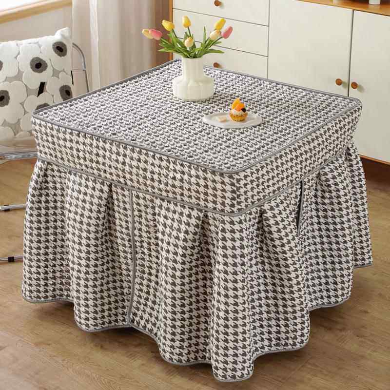 加厚新款烤火罩电炉罩被电烤炉罩子电暖炉套烤火架正方形桌布套罩