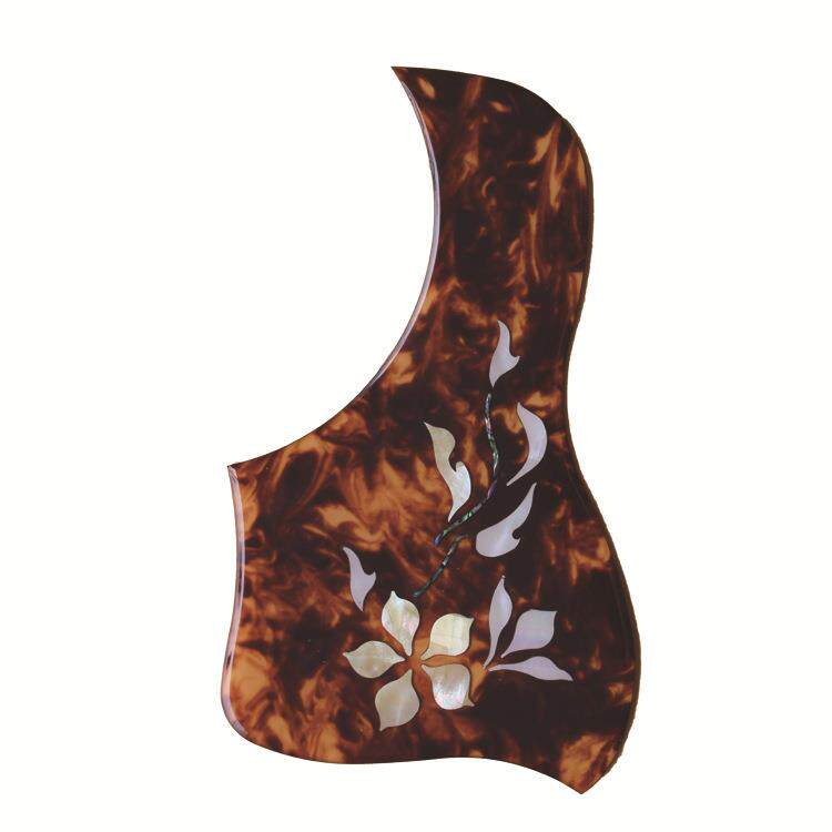 吉他弹性软胶护板 赛璐珞 亚克力 玫瑰木 枫木 丝印 雕刻 镶嵌