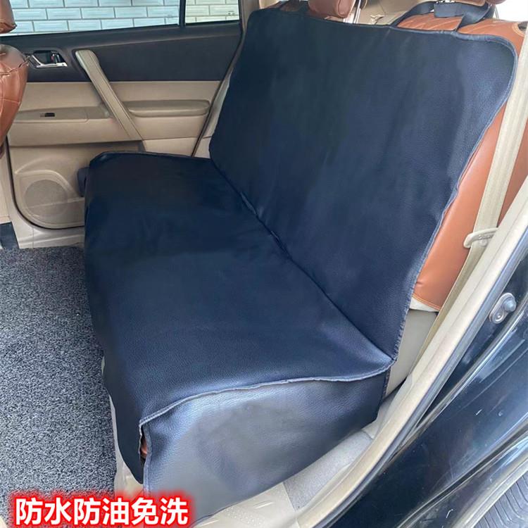 汽车坐垫保护套罩万能牛津布防尘主副驾驶后排一体坐垫宠物垫皮革