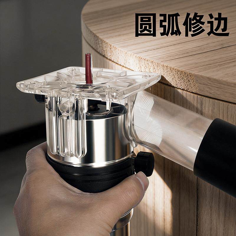 跨境多功能小型修边锣机机雕刻开孔木铣木材开槽电动木工工具厂家