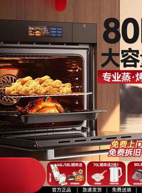 嵌入式蒸烤箱家用一体机多功能烘烤大容量