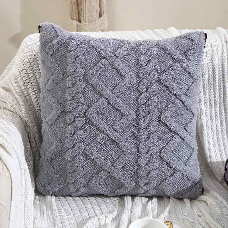 午AB版双面加厚抱枕毯子公两用珊瑚绒车65556820上靠垫被汽办室宿