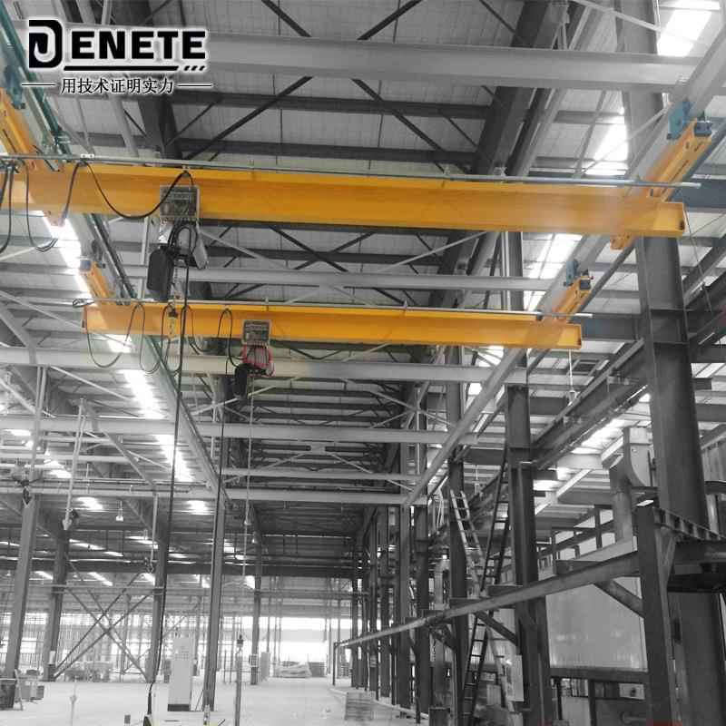 苏州厂家悬挂式单梁行车端梁电动桥式起重机2吨天车单轨吊