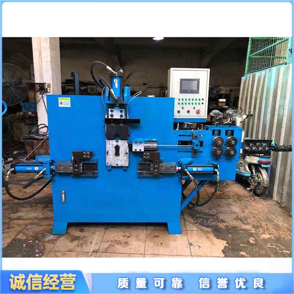 衣架挂钩纤维带打包扣机 金属包扣成型机 自动送料回型打包扣机