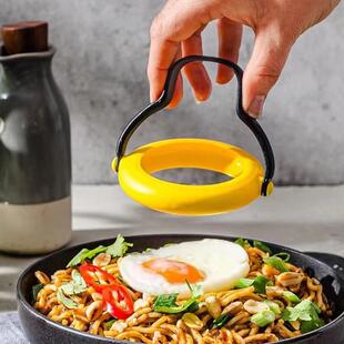 Egg Rings 防泄漏可翻面圆形煎鸡蛋模具煎蛋圈Silicone 跨境爆款