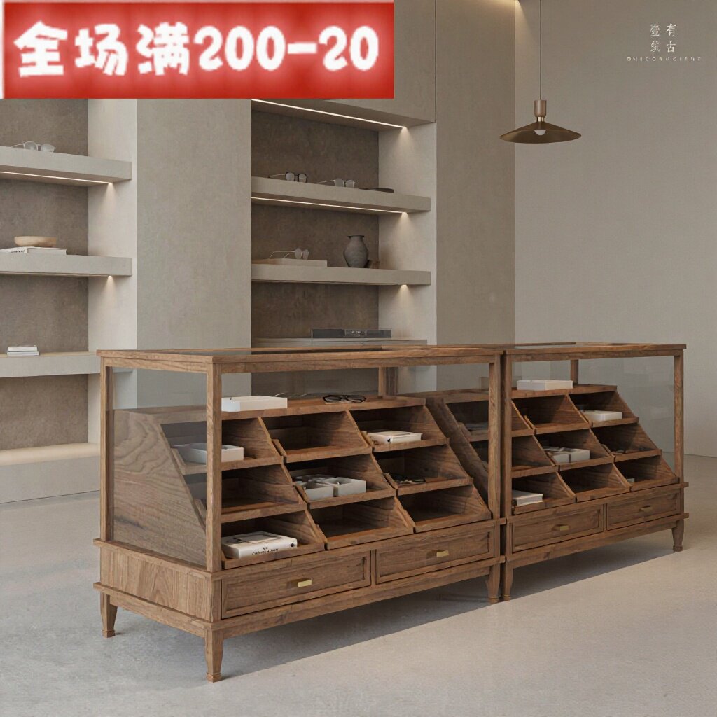 展览馆橱窗样品玻璃台桌展示柜博物馆展厅古董珠宝首饰店服装中岛