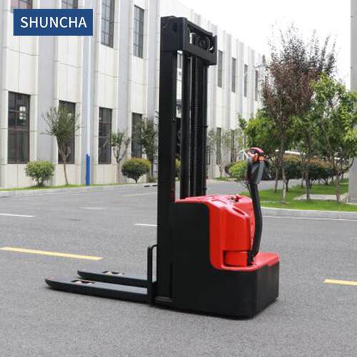全电动堆高车 步行式铲堆垛机升高自动搬运升降 CDD-15H 堆高叉车