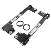 滑轨五金配件 隐形插入式 衣柜隐藏式 折叠回旋门轨道橱柜门伸缩侧装