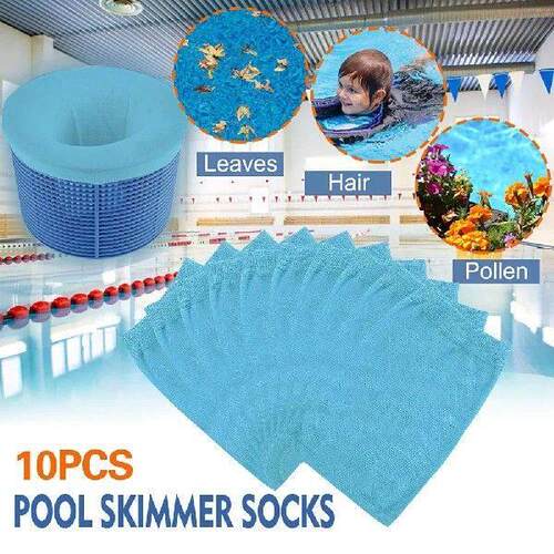 5/10/15Pcs Filter Storage Pool Skimmer Socks Elastic Pool