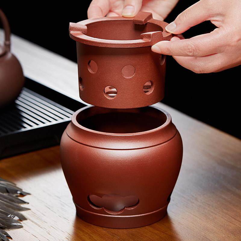 紫砂茶炉炭明火围炉器炉煮茶炭火老式ZL-015烤火炉炉套装家用碳炉