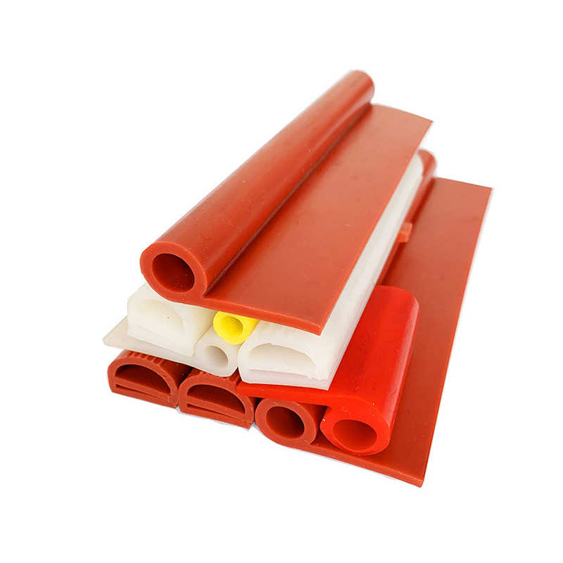 异型硅胶条异型硅胶压边条T型U型E型D型L型硅胶密封条耐高温300度