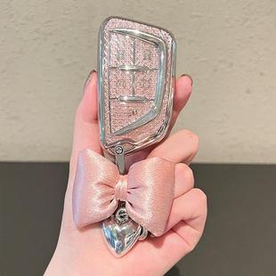 专用凯迪拉克钥匙套ct5汽车xt4壳ct6扣ct4女士gt4高级感2024款